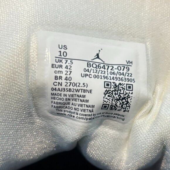 Red White and Black Jordans Worn Once - Picture 3 of 3